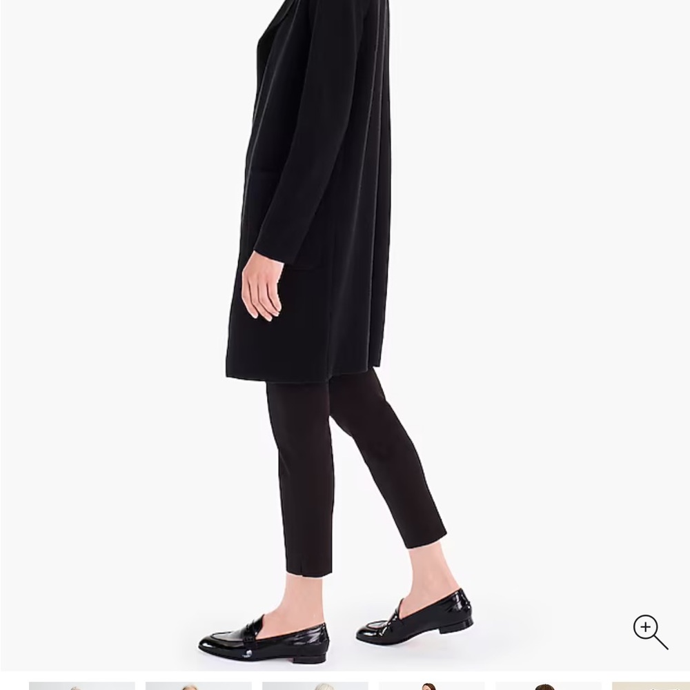 Jcrew Juliette collarless sweater-blazer